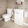 RAK Series 600 Toilet inc. Soft Close Seat + White Compact Vanity Unit 2 RAK Series 600 Toilet inc. Soft Close Seat + White Compact Vanity Unit -Cloakroom Suites Shop S600SCVTY058 p1