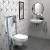 Grohe Solido Bau/Nova Cosmo COMPLETE Wall Hung Bathroom Suite 2 Grohe Solido Bau/Nova Cosmo COMPLETE Wall Hung Bathroom Suite -Cloakroom Suites Shop SBNWHPAK nw p