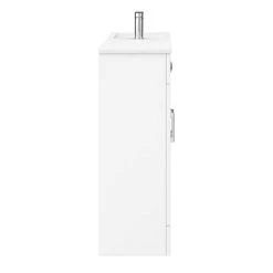 Valencia Slimline Combination Basin & Toilet Unit - White Gloss - (1000 x 305mm) 9 Valencia Slimline Combination Basin & Toilet Unit - White Gloss - (1000 x 305mm) -Cloakroom Suites Shop SLFP N D2 460