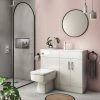 Valencia Slimline Combination Basin & Toilet Unit - White Gloss - (1000 x 305mm) 1 Valencia Slimline Combination Basin & Toilet Unit - White Gloss - (1000 x 305mm) -Cloakroom Suites Shop SLFP n prod