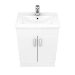 Toreno Cloakroom Suite inc. Pro 600 Toilet (White Gloss) 11 Toreno Cloakroom Suite inc. Pro 600 Toilet (White Gloss) -Cloakroom Suites Shop TCSP600 n d1 460