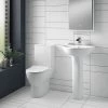 Toreno Round 4-Piece Modern Bathroom Suite 2 Toreno Round 4-Piece Modern Bathroom Suite -Cloakroom Suites Shop TR4PC nwp