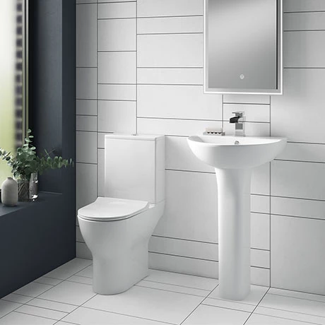 Toreno Round 4-Piece Modern Bathroom Suite 3 Toreno Round 4-Piece Modern Bathroom Suite