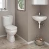 Tina Compact Cloakroom Suite + Single Lever Basin Mixer Tap 2 Tina Compact Cloakroom Suite + Single Lever Basin Mixer Tap -Cloakroom Suites Shop Tina Compact Cloakroom Suite inc Single Lever Basin Mixer p