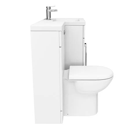 Valencia 1100mm Combination Bathroom Suite Unit with Basin + Round Toilet 8 Valencia 1100mm Combination Bathroom Suite Unit with Basin + Round Toilet - Image 6