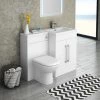 Valencia 1100mm Combination Bathroom Suite Unit with Basin + Round Toilet 2 Valencia 1100mm Combination Bathroom Suite Unit with Basin + Round Toilet -Cloakroom Suites Shop VAL1100R p