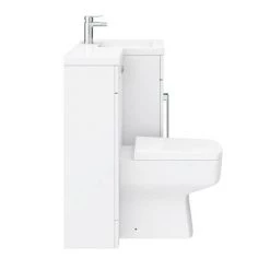 Valencia 1100mm Bathroom Combination Suite Unit with Basin + Square Toilet 12 Valencia 1100mm Bathroom Combination Suite Unit with Basin + Square Toilet -Cloakroom Suites Shop VAL1100S D5 460