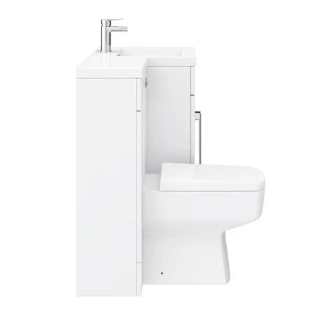 Valencia 1100mm Bathroom Combination Suite Unit with Basin + Square Toilet 7 Valencia 1100mm Bathroom Combination Suite Unit with Basin + Square Toilet - Image 5