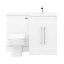 Valencia 1100mm Bathroom Combination Suite Unit with Basin + Square Toilet 13 Valencia 1100mm Bathroom Combination Suite Unit with Basin + Square Toilet -Cloakroom Suites Shop VAL1100S D6 460