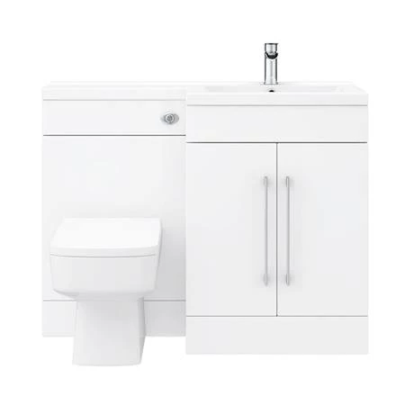 Valencia 1100mm Bathroom Combination Suite Unit with Basin + Square Toilet 8 Valencia 1100mm Bathroom Combination Suite Unit with Basin + Square Toilet - Image 6