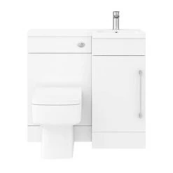 Valencia 900mm Combination Bathroom Suite Unit + Square Toilet 12 Valencia 900mm Combination Bathroom Suite Unit + Square Toilet -Cloakroom Suites Shop VAL900S D5 460
