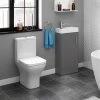 Venice Small Gloss Grey Cloakroom Suite 1 Venice Small Gloss Grey Cloakroom Suite -Cloakroom Suites Shop VC4SGRY p